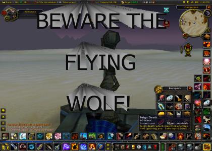 flying wolf