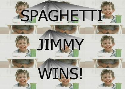 Spaghetti Jimmy Wins!