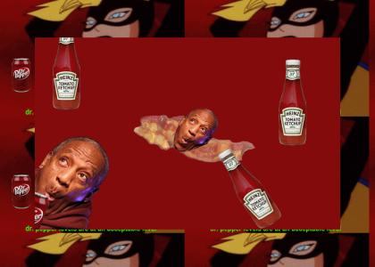 bacon cosby ketchup party