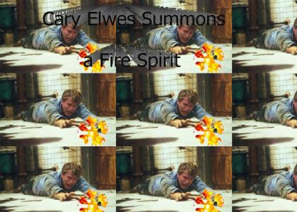 Cary Elwes Summons a Fire Spirit