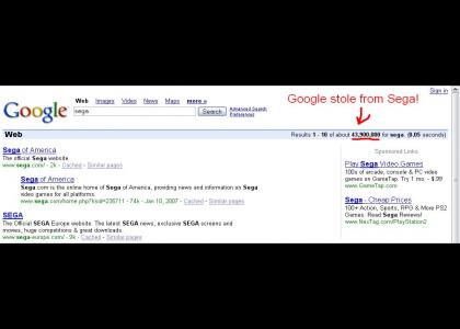 google stole from sega!