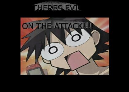 Azumanga Daioh Evil on the attack