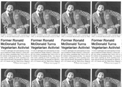 Ronald Mc Donald Fails at life Part 2