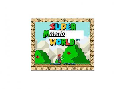 Super MarioWorld Title Screen LOL