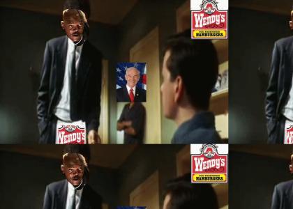 new wendy's add WENDY'S USE THIS YOU DON'T NEED TO PÉ ME NOR QUENTIN TARANTINO