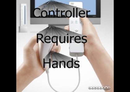 Nintendo Wii Requires Hands