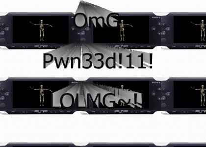 Dancing Skeleton pwns PSP