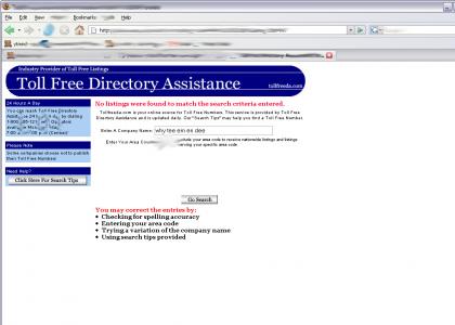 toll free directory asisstince sucks!