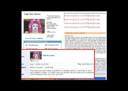 Myspace clown pwnt pic fixed