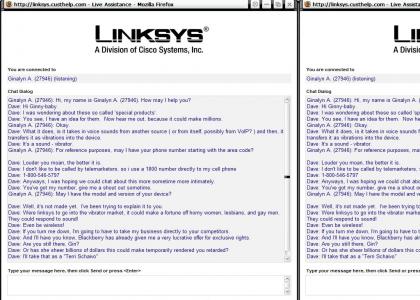 Linksys costumer service people don't get paid enough