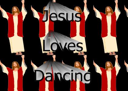 Jesus tap dancing Christ