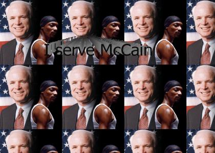 Snoop Dogg Serves U.S. Senator John McCain (R-AZ)