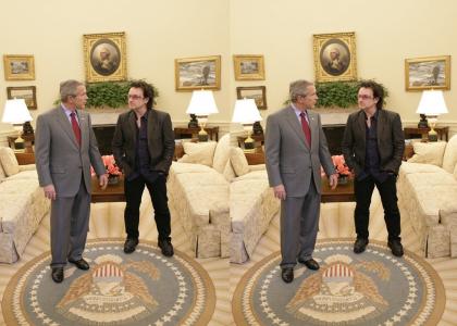 Bush meets Bono