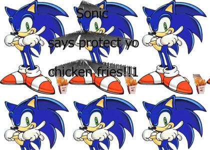 Sonic gives advice to chicken fries fans