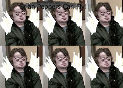 Brian Peppers can fly omg!!!!