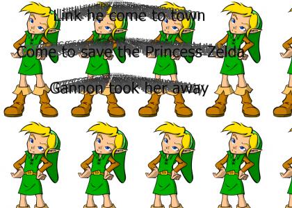 Link, he come to town