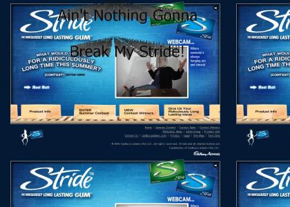 New Stride Gum - You just cant break it.