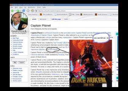 Captin Planet vs Duke Nukem