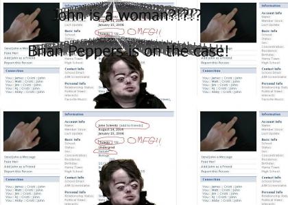 Male or Female? Brian Peppers doesn't care!