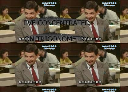 Mr. Bean trigonometry