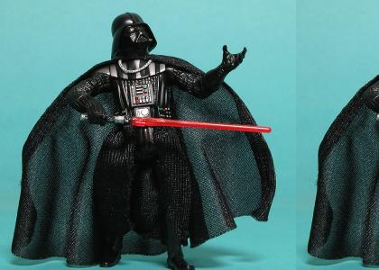 Vader has been turned into an ACTION FIGURE!