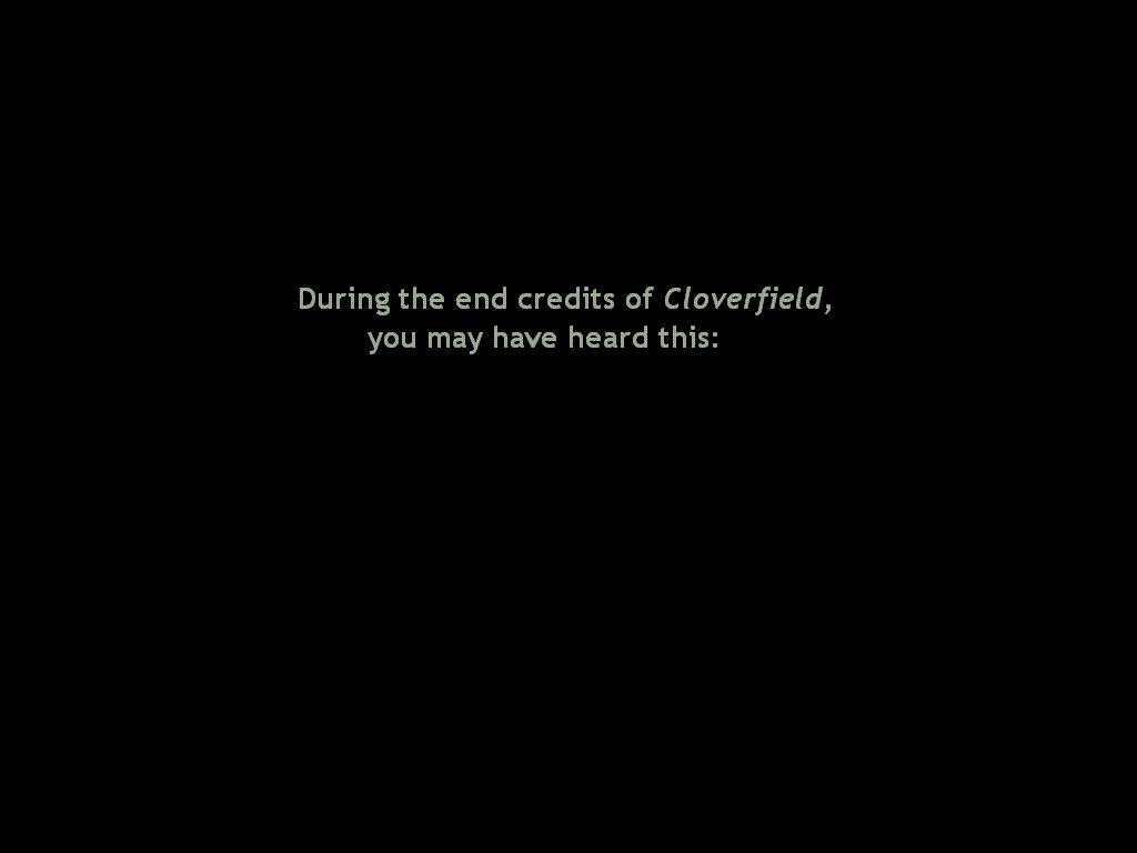 cloverfieldmessage