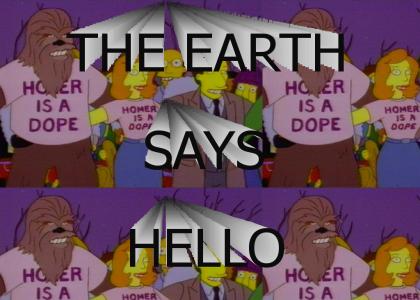 The Earth Says Hello