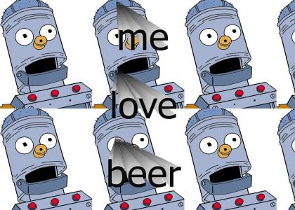 Simpsons Linguo love beer