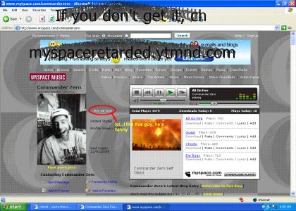 Commander Zero's MySpace