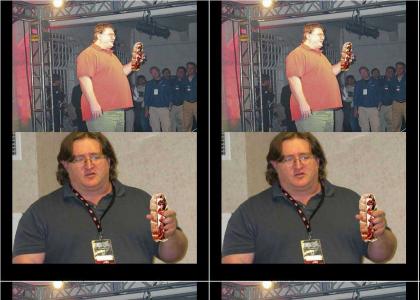 Gabe Newell is Trying the Subway Diet