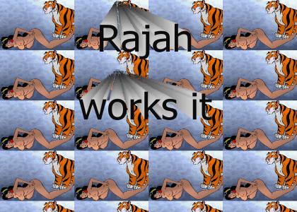 Rajah works it