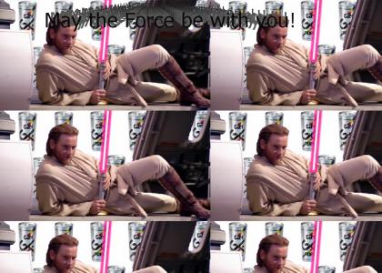 Obi Wan taps into the GAY side of the force