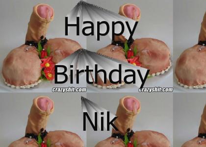 Happy Birthday Nik