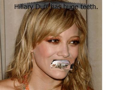 HilaryDuff TEETH