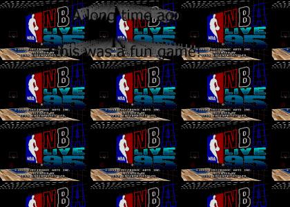 NBA Live '95 for Sega Genesis