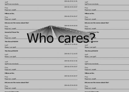 Who cares?