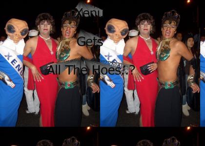 Xenu Gets All The Hoes!