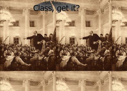Vladimir Lenin has NO class