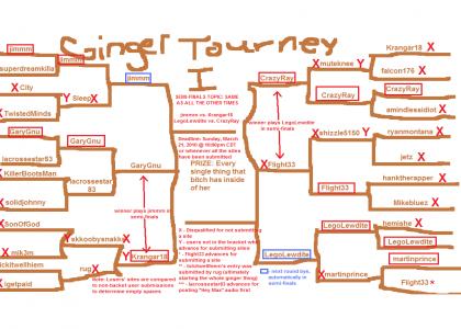 GINGER TOURNEY: SEMI-FINALS