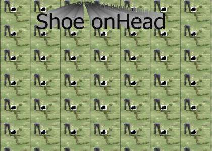 Dog Shoe on Head