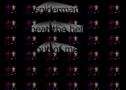 Spiderman beat the hell out of me