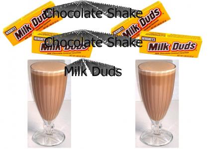 Chocolate Shake Milk Duds