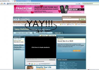 AOL CAN SCHEDULE SEX! (Apparently)