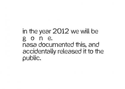2012: if NASA not ready, we are not ready