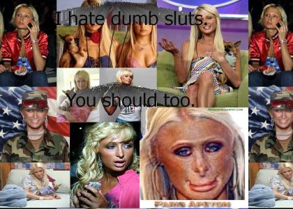 Paris Hilton is a dumb slut