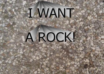 I want a rock!