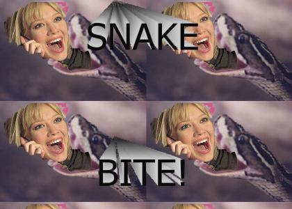 Hilary Duff Snake Bite