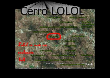 Cerro Lolol is now very exclusive...