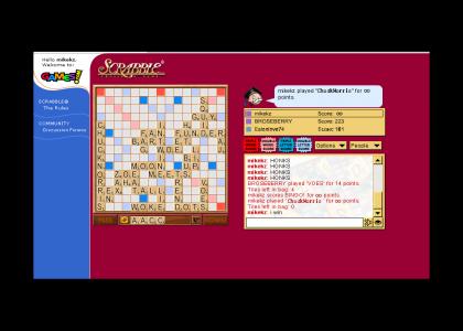 I won at Scrabble... Forever!