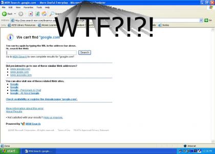 Google Not Found?!?!